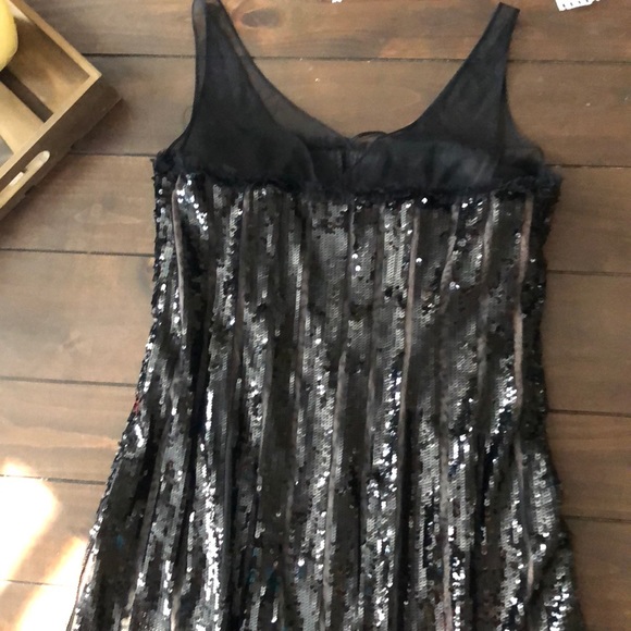 BCBG sequin formal mini dress